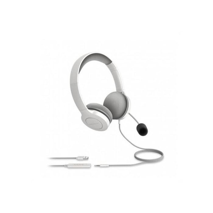 Energy Sistem Office 3 Auriculares Diadema con Micrófono Boom retráctil Alámbricos USB y Jack 3.5mm para Videollamadas y Oficina Blanco 1 Energy Sistem Office 3 Auriculares Diadema con Micrófono Boom retráctil Alámbricos USB y Jack 3.5mm para Videollamadas y Oficina Blanco 1