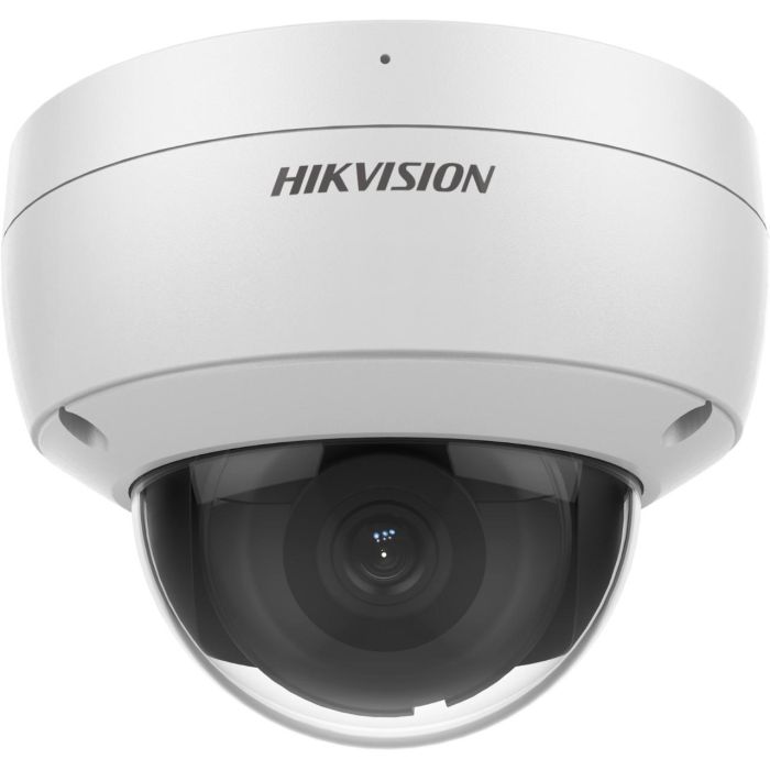 Hikvision Cámara IP Minidomo 8MP 4K AcuSense 2.8mm Antivandálica IR30 WDR H.265+ IK10 IP67 PoE Micrófono 2