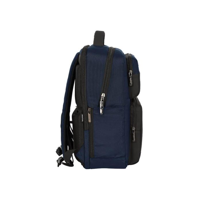 Cartera Escolar Safta Business Black-Blue-Grey Mochila 2 Bolsillos Portatil 15,6-'+Usb 310x130x440 mm 3