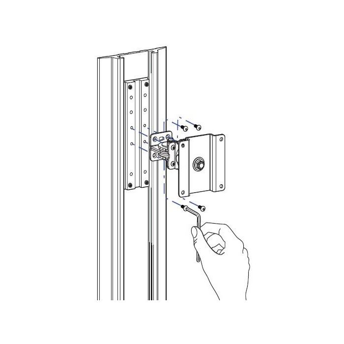 Ergotron 97-091Track Mount Bracket Kit, 229 2 Ergotron 97-091Track Mount Bracket Kit, 229 2