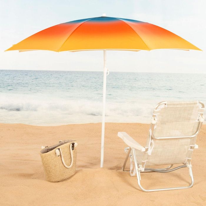 Sombrilla de playa Aktive Multicolor 200 x 200 x 200 cm (6 Unidades) 5 Sombrilla de playa Aktive Multicolor 200 x 200 x 200 cm (6 Unidades) 5