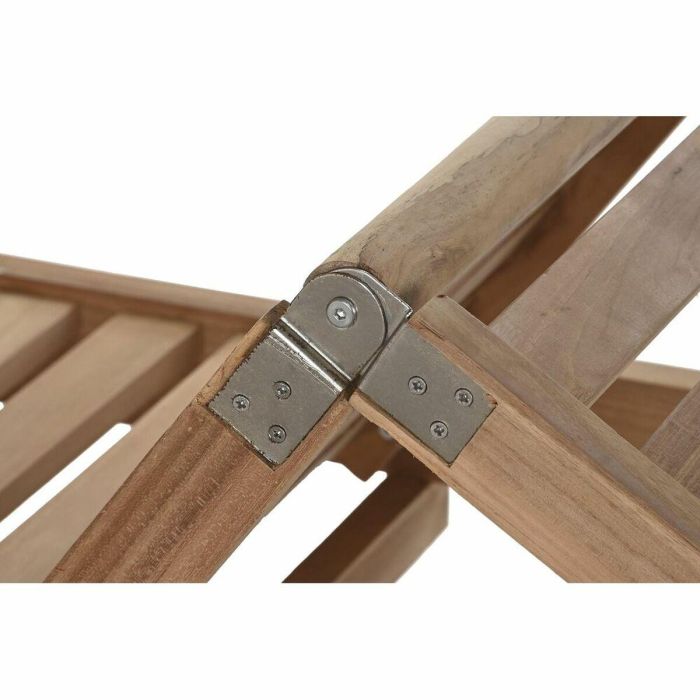 Tumbona DKD Home Decor Marrón Con ruedas Teca (200 x 65 x 36 cm) 5 Tumbona DKD Home Decor Marrón Con ruedas Teca (200 x 65 x 36 cm) 5