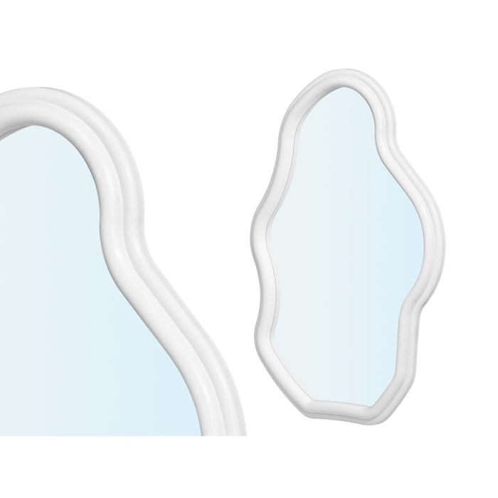 Giftdecor Espejo Forma Blanco Plástico 72 cm (Set de 6)