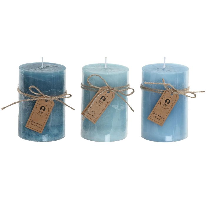 DKD Home Decor Vela Basicos de Cera Turquesa, Verde y Azul 6.8x6.8x10 cm, 300g, 55 Horas (Pack de 12) 0 DKD Home Decor Vela Basicos de Cera Turquesa, Verde y Azul 6.8x6.8x10 cm, 300g, 55 Horas (Pack de 12) 0