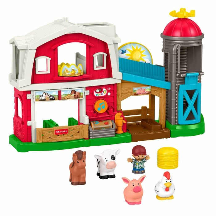Fisher-Price JGX08 Conjunto de juego multilingüe Little People Animales de granja 12
