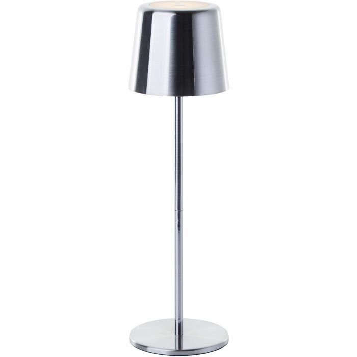 Lámpara de mesa exterior - BRILLIANT - XAANA - Recargable - Cromo - LED - 2W - 160lm - CCT - DIM - USB - IP44 5 Lámpara de mesa exterior - BRILLIANT - XAANA - Recargable - Cromo - LED - 2W - 160lm - CCT - DIM - USB - IP44 5
