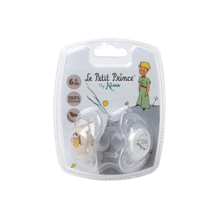 Kiokids Set 2 Chupetes El Principito Tetina 100% Silicona Ortodóntica Alta Calidad Escudo Tritán +6 meses Beige 5 Kiokids Set 2 Chupetes El Principito Tetina 100% Silicona Ortodóntica Alta Calidad Escudo Tritán +6 meses Beige 5