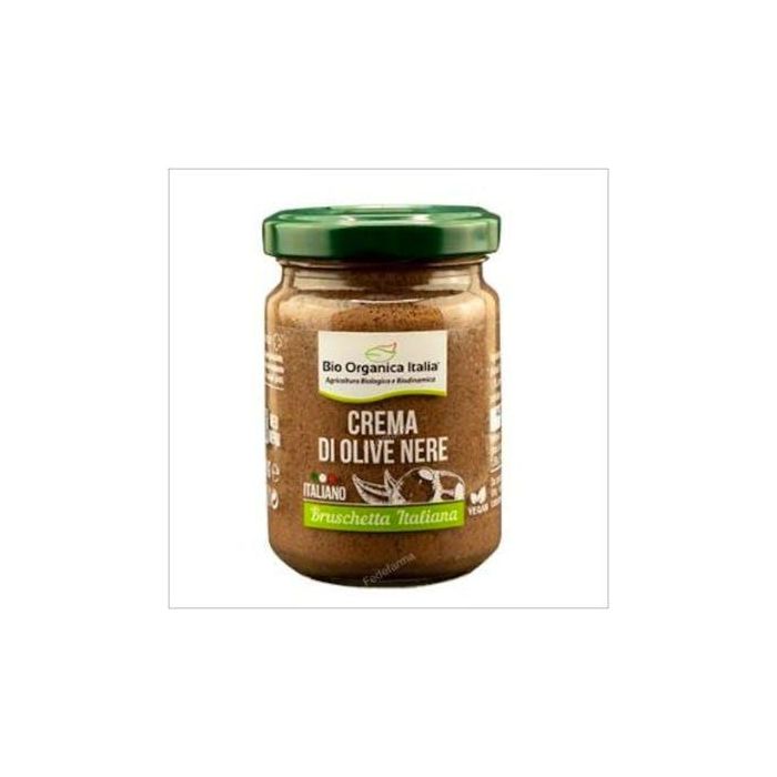 BIO ORGANICA ITALIA Paté de Olivas Negras Ecológico 100g