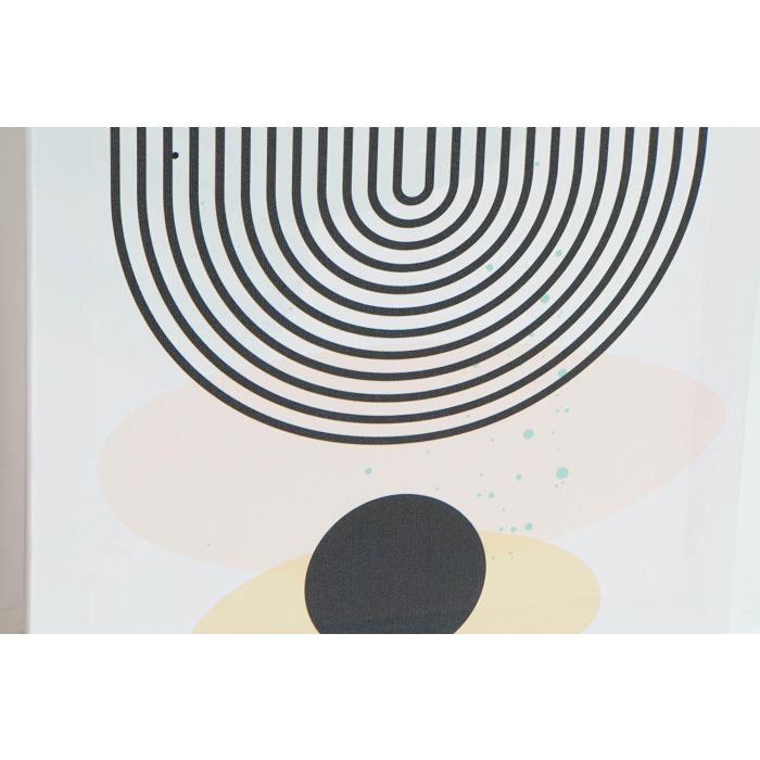 DKD Home Decor Cuadro Lienzo Abstracto Moderno Multicolor 40cm Alto x 30cm Ancho x 1.8cm Profundo - Pack 3 Unidades 2