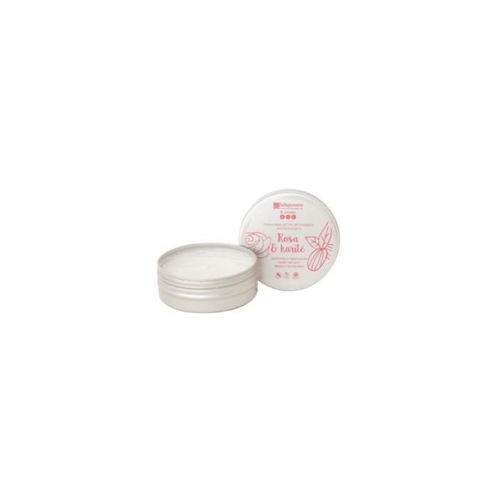 LA SAPONARIA Crema de Manos Rosa y Karité 60ml - Nutritiva y Regeneradora con Aceite de Argán y Oliva Virgen Extra