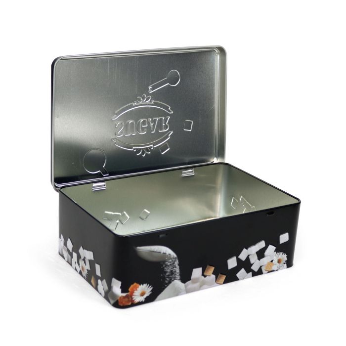 Bote de Metal para Azúcar Quttin 20 x 13 x 7 cm (12 Unidades) 4 Bote de Metal para Azúcar Quttin 20 x 13 x 7 cm (12 Unidades) 4