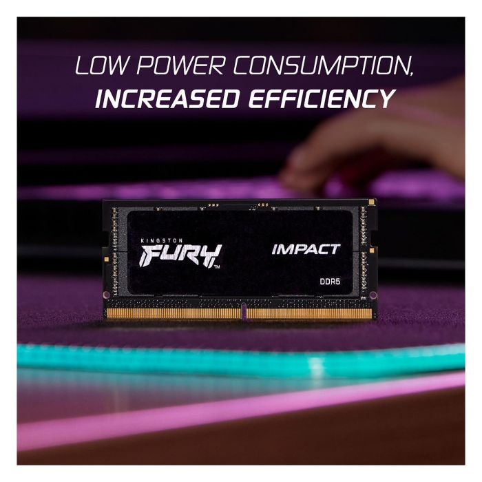 Kingston FURY Impact 32GB (2x16GB) 6400MT/s DDR5 CL38 SODIMM Kit XMP