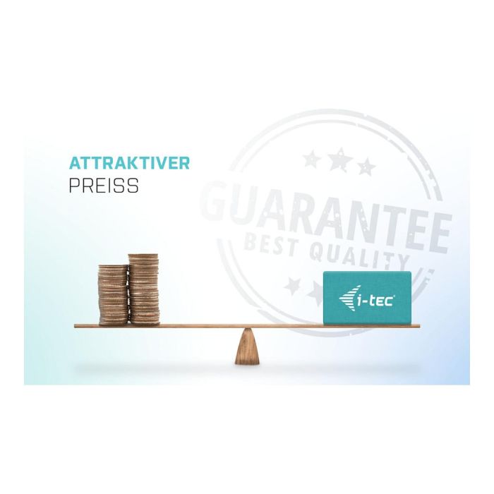 I-TEC Adaptador LAN Ethernet USB-C/USB-A 2.5Gbps Gris