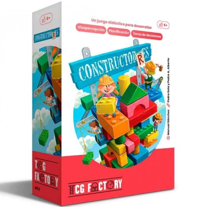 Constructorres Juego de Mesa Didáctico para Niños a partir de 6 Años. Desarrolla Habilidades Matemáticas, Sociales, Cívicas, Espaciales y de Planificación.