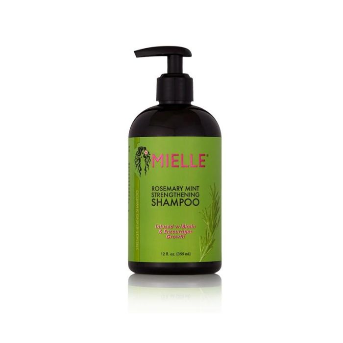 Champú Fortalecedor Mielle Rosemary Mint con Biotina - 355ml para Cabello Seco y Quebradizo Champú Fortalecedor Mielle Rosemary Mint con Biotina - 355ml para Cabello Seco y Quebradizo