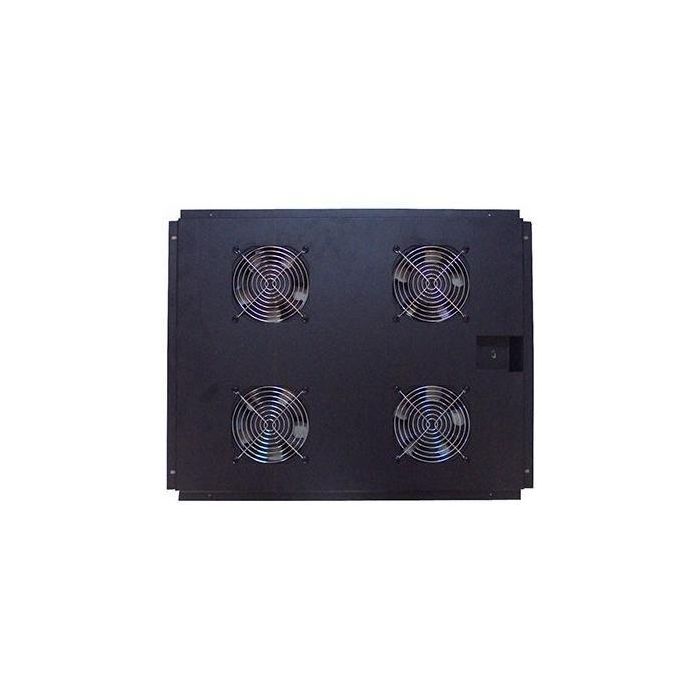 MicroConnect Unidad de ventilación con 4 ventiladores para racks de fondo 1000