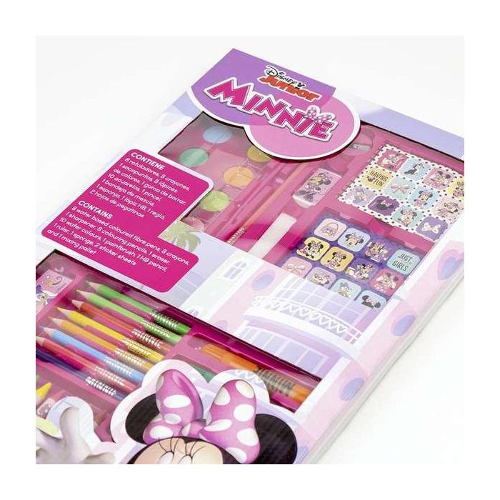 Cerdá Set Papelería Coloreable Caja Minnie 45.0x26.70x 3 cm 1