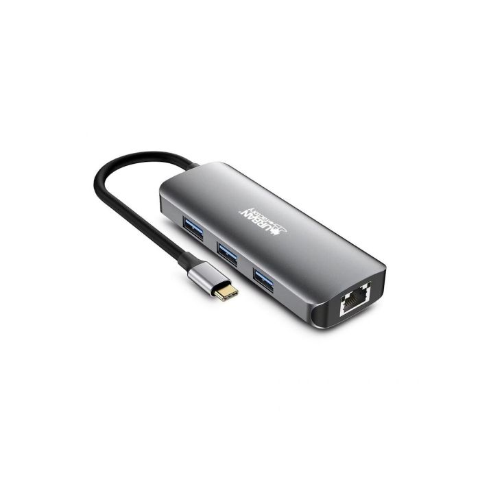 Hub USB-C Urban Factory MHC55UF Gris 3