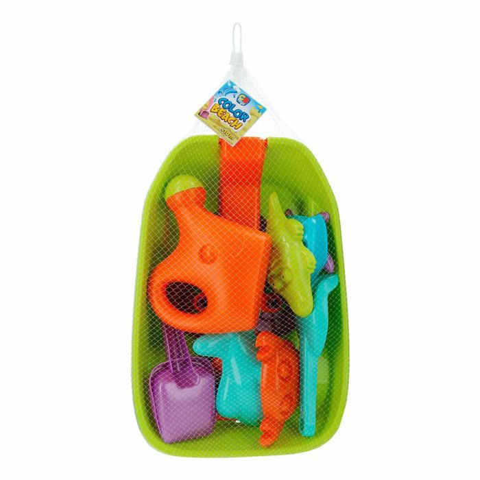 Set de Juguetes de Playa Colorbaby Carretilla Polipropileno (12 Unidades) 1 Set de Juguetes de Playa Colorbaby Carretilla Polipropileno (12 Unidades) 1