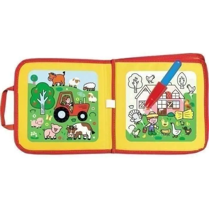 Nathan NAT3262190003149 Juego Creativo My Coloreo Maleta Coloración Mágica al Agua Portátil Sin Manchas Rotulador de Agua 2