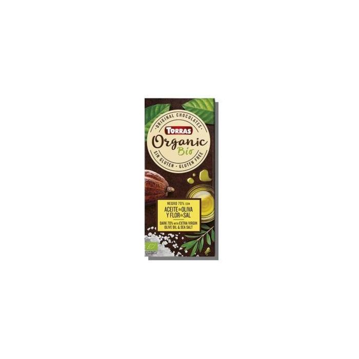 Chocolate Negro 70% Con Aceite Oliva 100G Bio Sg