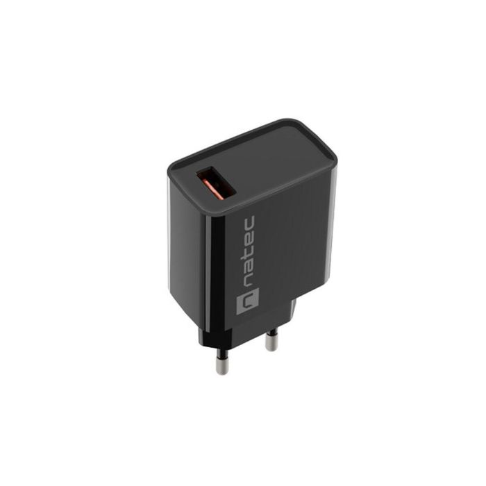 Cargador de Pared Natec RIBERA NUC-2058 Negro 18 W 1 Cargador de Pared Natec RIBERA NUC-2058 Negro 18 W 1