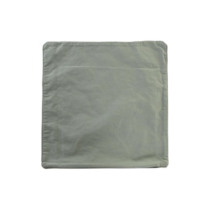 DKD Home Decor Funda Cojín Verde Menta Algodón Poliéster Zipper 50x50 cm 2