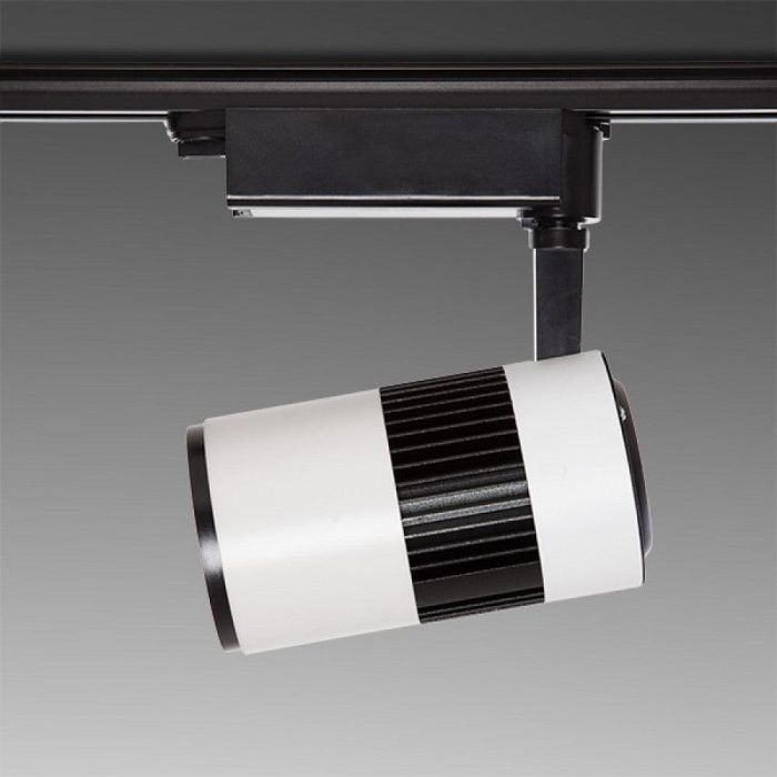 Foco de Carril LED 20W 2.000Lm CRI85 6000ºK "Annabelle" Monofásico 40.000H [PL-218050-CW-W] 2