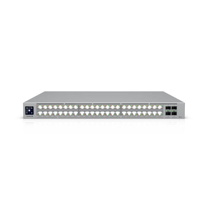Ubiquiti Enterprise-grade 48-port Layer 3 Etherlighting PoE+++ Switch 10 GbE RJ45 25G SFP28 1