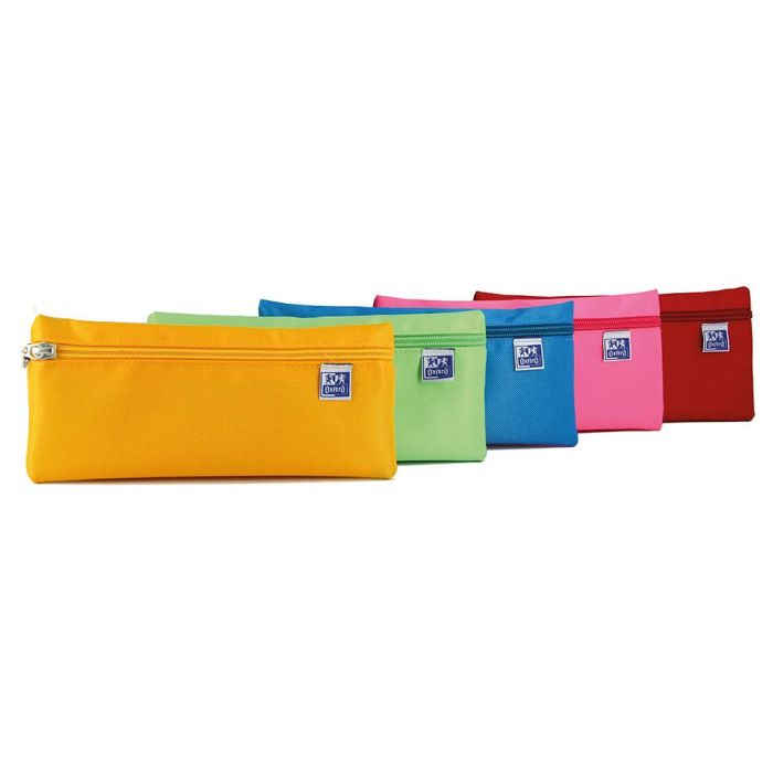 Bolso Escolar Portatodo Oxford Modelo Kangoo Kids Plano Grande Colores Surtidos 220x7x100 mm 5 unidades