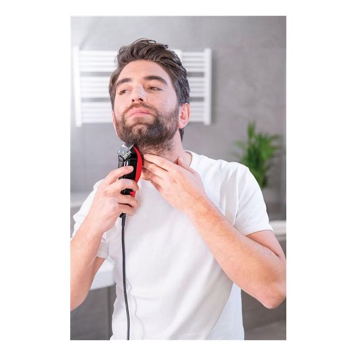 Wahl 20105-0465 Cortapelos CloseCut Pro Precisión Corte 1.5-13 mm Cuchillas Autoafilado Acero Alto Carbono Motor Potente Sistema Power Drive Peines Colores 5