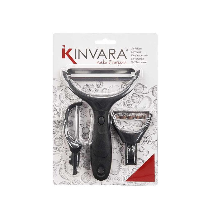 Set 3 Peladores Cocina Kinvara 14X22CM (24 Unidades) 2 Set 3 Peladores Cocina Kinvara 14X22CM (24 Unidades) 2