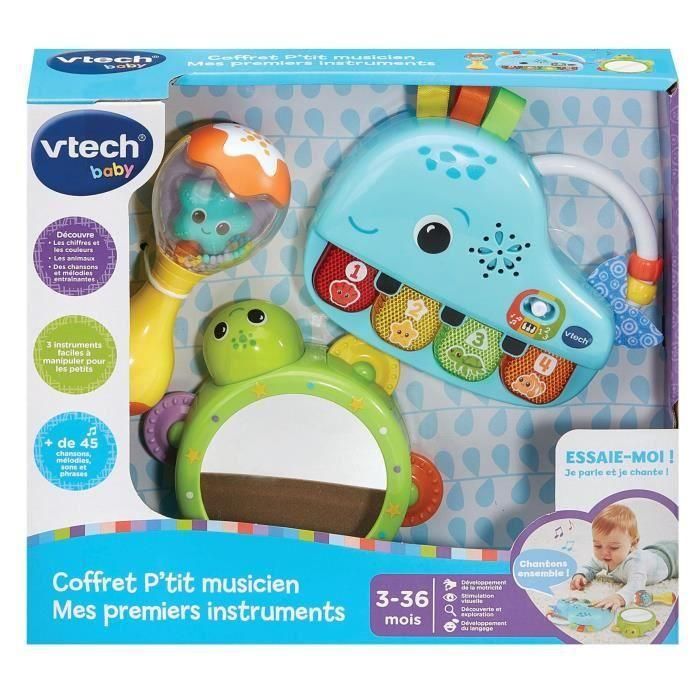 Caja Pequeño Músico Vtech - Mis Primeros Instrumentos 5 Caja Pequeño Músico Vtech - Mis Primeros Instrumentos 5