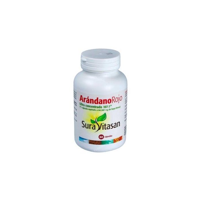 SURA VITASAN Arándano Rojo 60 Cápsulas para Infecciones Urinarias
