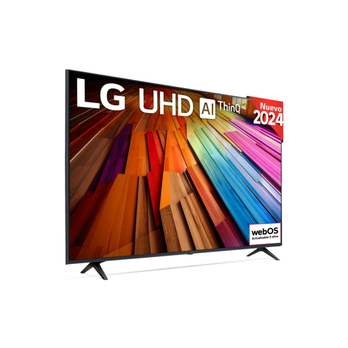 LG 55UT80006LA Televisor 55" 4K Ultra HD Smart TV webOS24 con IA, Procesador a5 Gen7, HDR10 Pro, WiFi y Gaming LG 55UT80006LA Televisor 55" 4K Ultra HD Smart TV webOS24 con IA, Procesador a5 Gen7, HDR10 Pro, WiFi y Gaming
