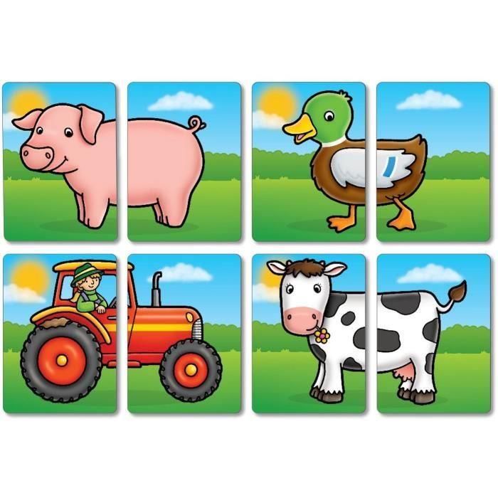 Juego de parejas El corral HUERTO - Para niños a partir de 18 meses - Juego de mesa - Mixto - Memoria 4 Juego de parejas El corral HUERTO - Para niños a partir de 18 meses - Juego de mesa - Mixto - Memoria 4