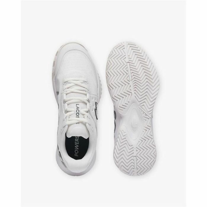 Zapatillas de Tenis para Mujer Lacoste Power Serve Blanco 5