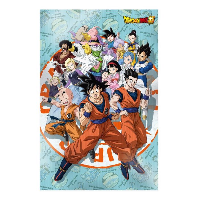 Sd toys Póster 3D Dragon Ball Super Universe Survival 58x38 cm PVC Lenticular Oficial