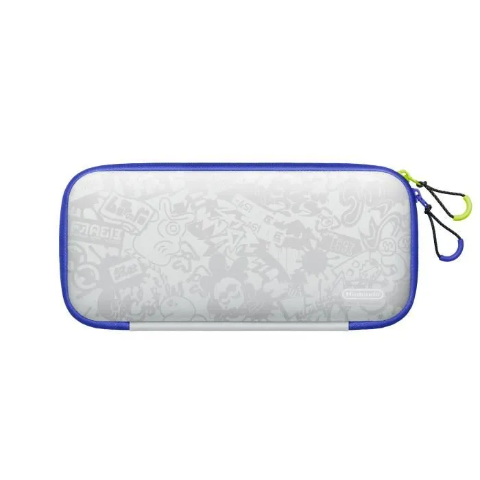 Nintendo Estuche Portátil Splatoon 3 Edition y Protector de Pantalla para Nintendo Switch Modelo OLED 2