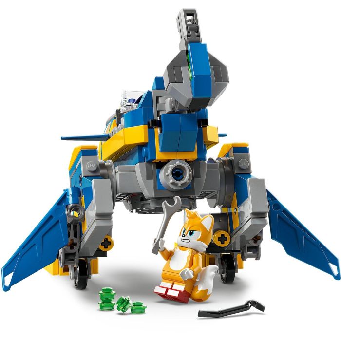 LEGO 77002 Ciclón vs. Metal Sonic Juguete Set de Construcción Sonic con Meca Articulado y Minifiguras Metal Sonic y Tails 4 LEGO 77002 Ciclón vs. Metal Sonic Juguete Set de Construcción Sonic con Meca Articulado y Minifiguras Metal Sonic y Tails 4