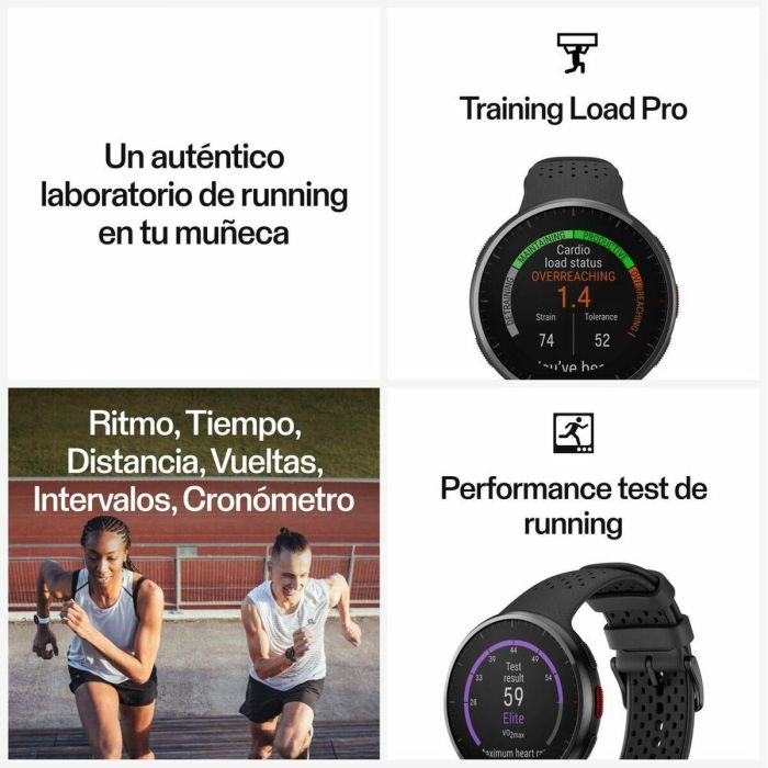 Smartwatch Polar Negro 1,2" 2