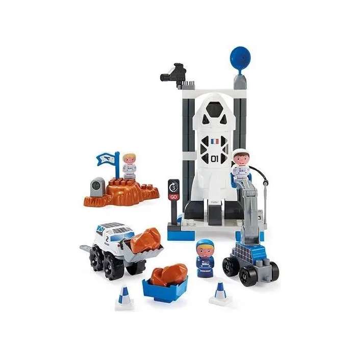 Ecoiffier ECO3280250029878 Base Espacial Construcción con Ladrillos 18 Meses Abrick