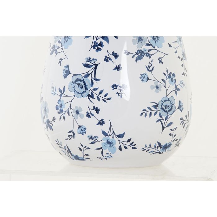 Jarron Shabby DKD Home Decor Blanco Azul 15.5 x 21.5 x 15.5 cm (6 Unidades) 2 Jarron Shabby DKD Home Decor Blanco Azul 15.5 x 21.5 x 15.5 cm (6 Unidades) 2