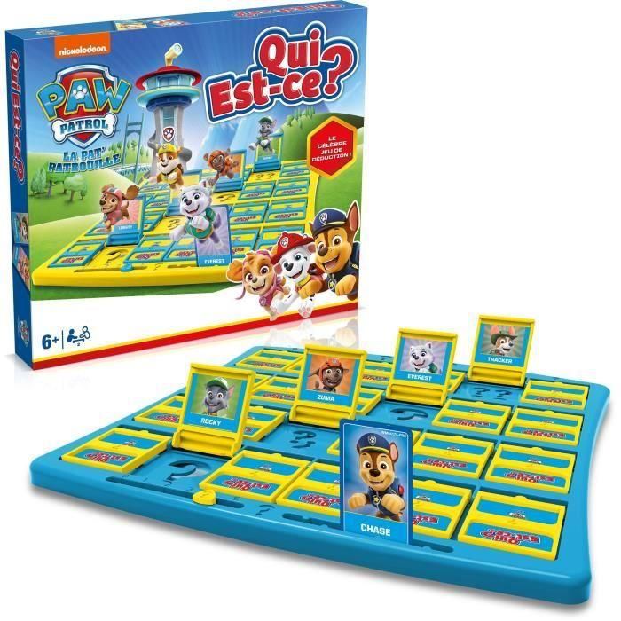 Quién es ? PAW Patrol - Juego de mesa - MOVIMIENTOS GANADORES - ¿Quién es? con personajes de la Patrulla Canina. 1