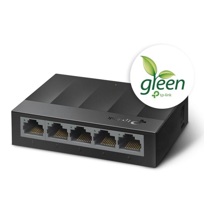 Switch de Sobremesa TP-Link LS1005G 10/100 Mbps Negro 1 Switch de Sobremesa TP-Link LS1005G 10/100 Mbps Negro 1