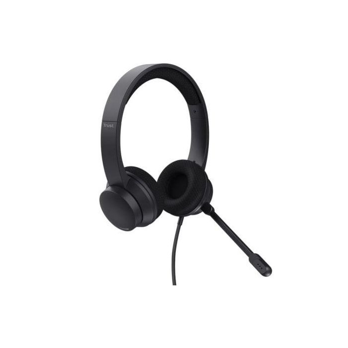 Trust Auriculares Hs-260 Estéreo Cable Usb Con Micrófono Flexible Ajustable Negro 1 Trust Auriculares Hs-260 Estéreo Cable Usb Con Micrófono Flexible Ajustable Negro 1