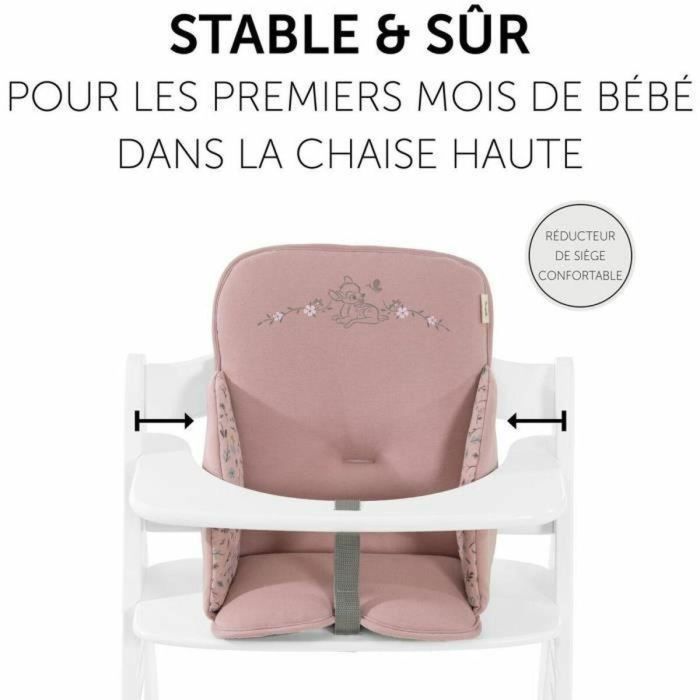 Hauck AAAPN65432 Reductor de Trona Antideslizante - Diseño Bambi Rose para Comodidad del Bebé 5