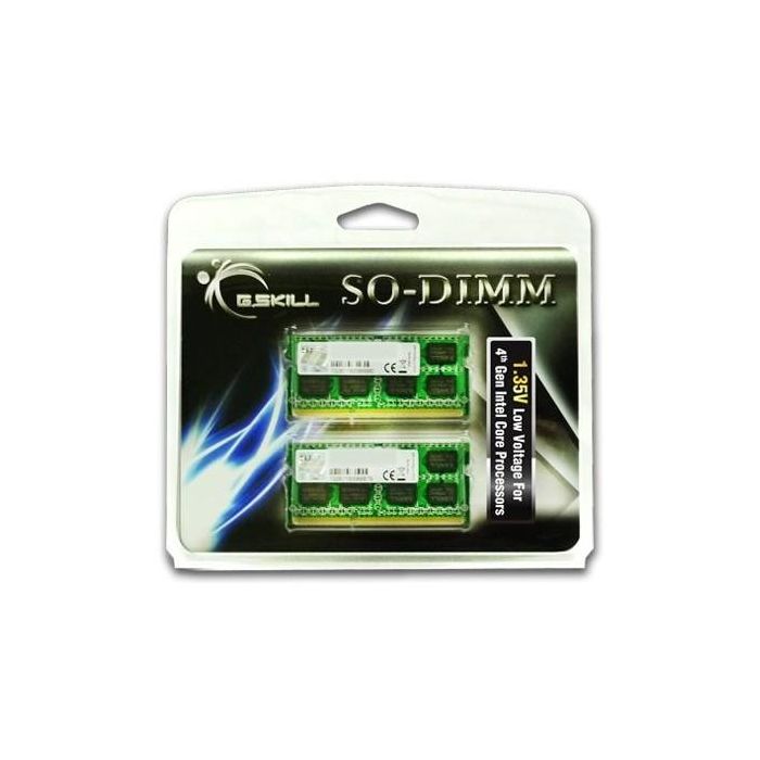 G.Skill F3-1600C11D-16GSL - Memoria RAM 16 GB (2x8GB) DDR3 1600 MHz SO-DIMM para Portátil
