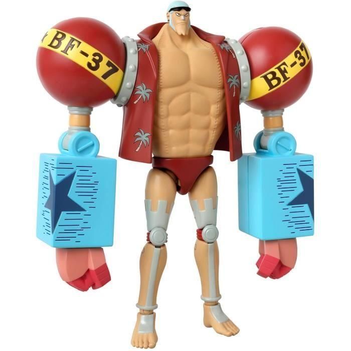 Figura Anime Heroes - Bandai - One Piece - Franky - 17 cm 4 Figura Anime Heroes - Bandai - One Piece - Franky - 17 cm 4