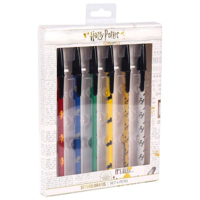Cerdá Pack Bolígrafo x6 Harry Potter 14.0 x 17.5 x 5.0 cm